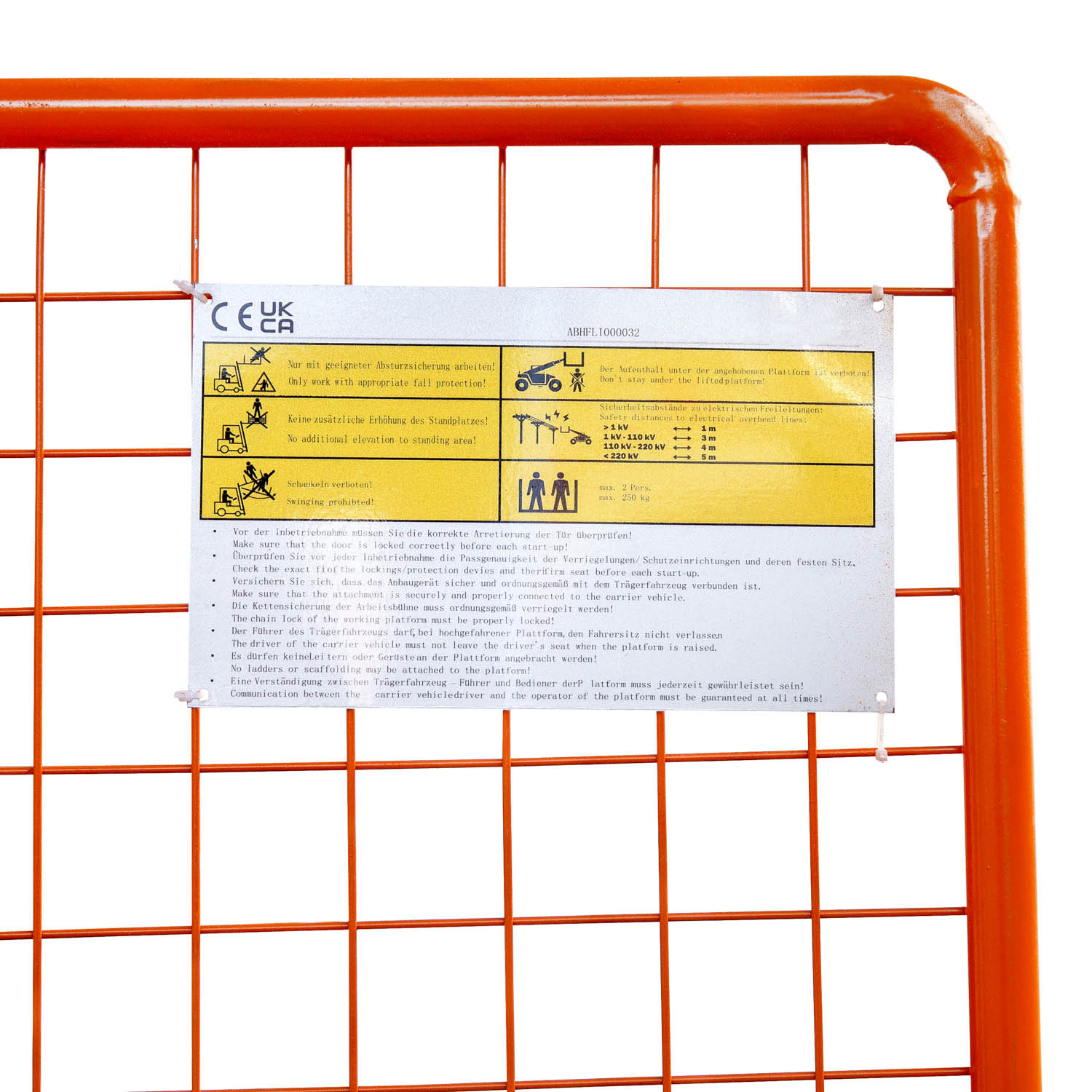 Arbeitsbühne »Light« schraubbar / Einstieg seitlich - Image 9